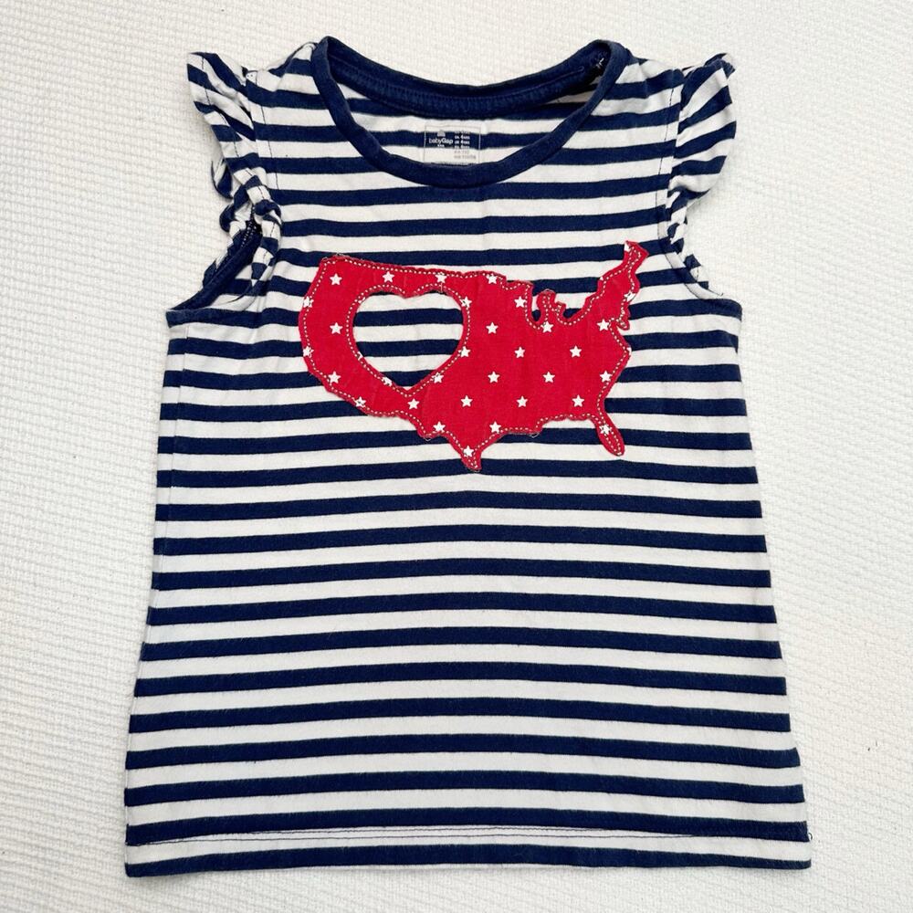 Gap Americana Flutter Sleeve Top
